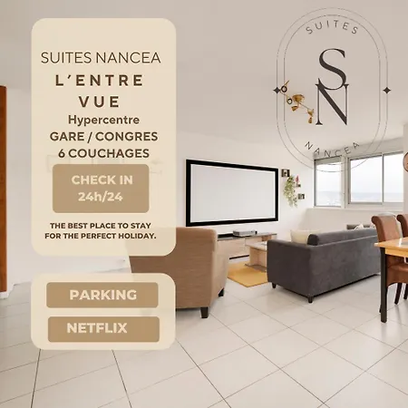 L 'entre Vue - Parking Gratuit - Gare Congres - 6 Pers Apartment *